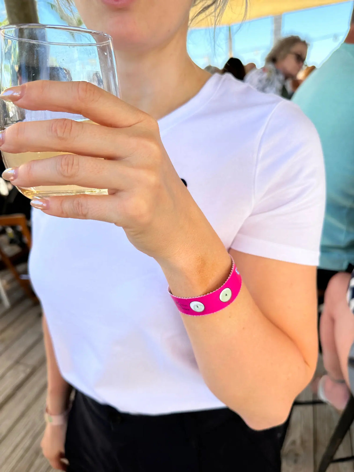 Drinkcheck Wristband - 4 test Pink