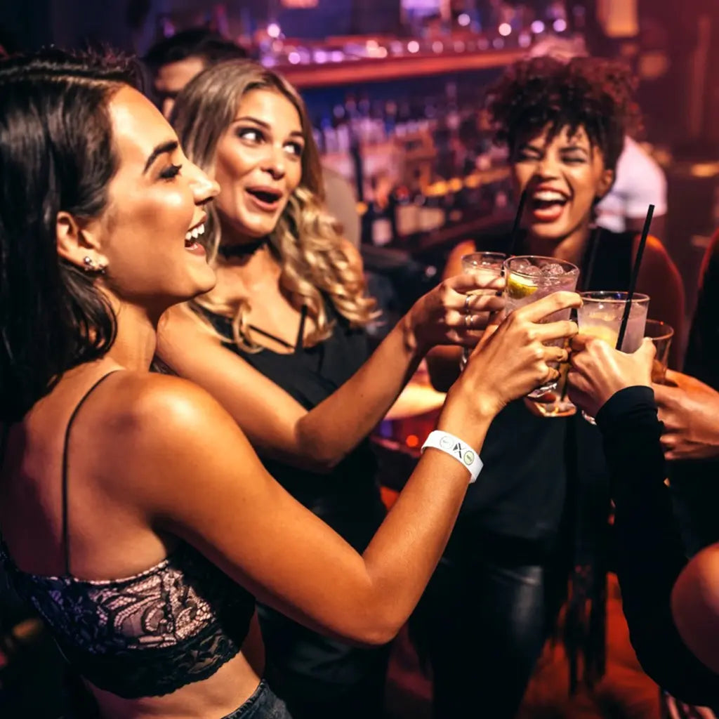 Drinkcheck Wristband - 2 test White