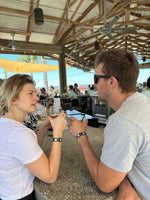 Drinkcheck Wristband - 4 test Black & Gold