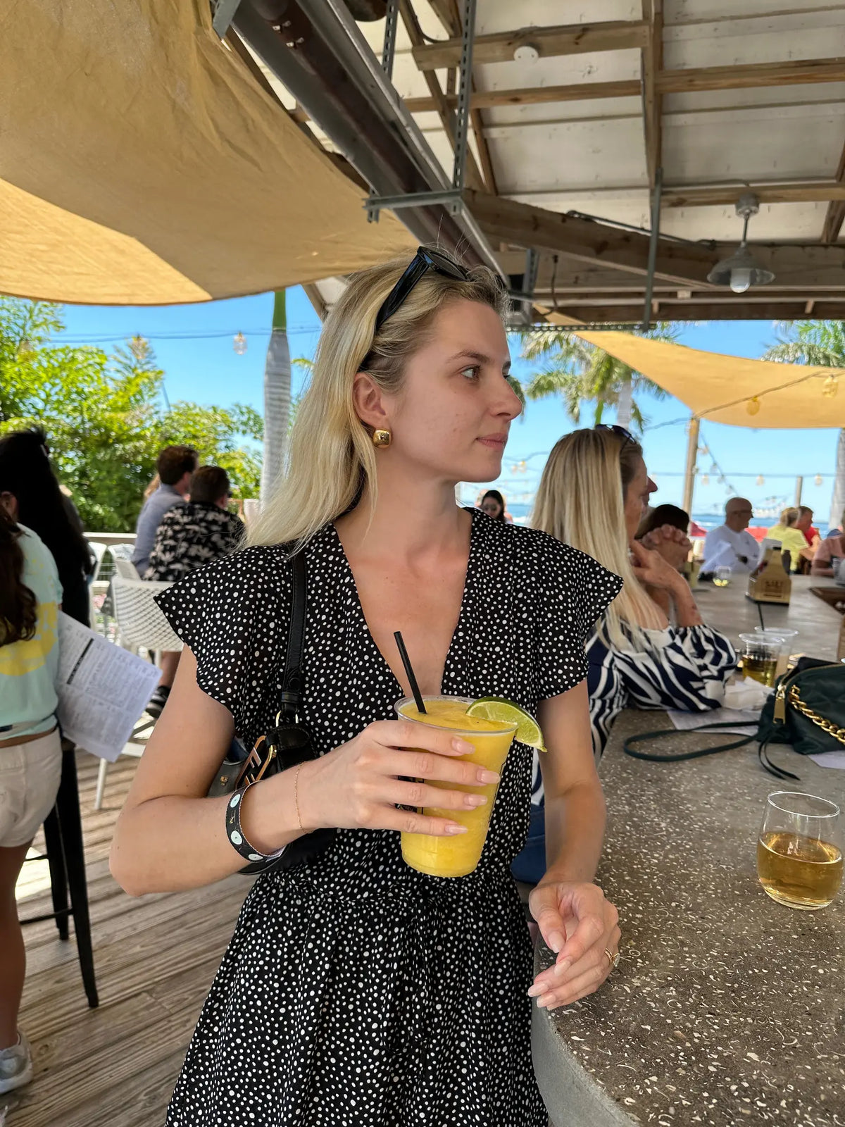 Drinkcheck Wristband - 4 test Black & Gold